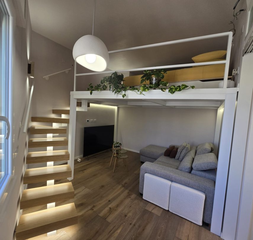 soppalco con scala